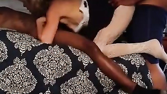 Amateur mature with 2 bbc