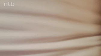 Sexy blond enjoys huge black cock and gets messy creampie on her belly