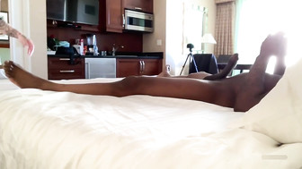 Cuckold white girl enjoyed big black cock