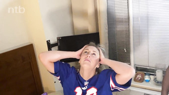 Big ass cuckold white babe gets fucked and impregnated by bunch of strangers