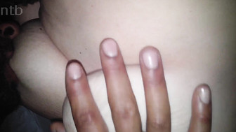 Sucking and fucking hubby's and black lover's dick with just a drop of milk