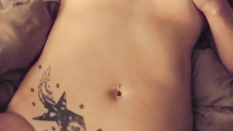 Hubby covers his wife in cum after black bull unloaded his balls on her face