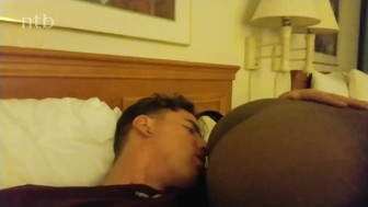 Busty cuckold white wife fucks that big dick with her ebony girlfriend