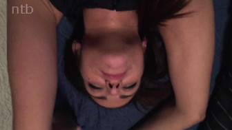 Hung black stud fucks that horny white wife and cums on her small boobs