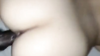 BBC in Wet Petite white pussy after Club