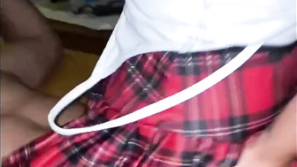 Hubby films his very hot wife fucking his buddy.