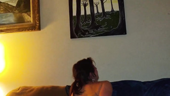 Hubby films his wife with her first black cock