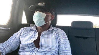 White slut sucking random black guy