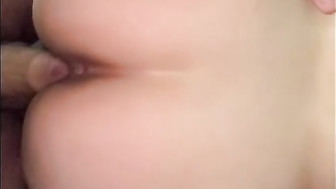 Asian with a Booty taking back Shots