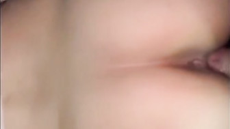 Asian with a Booty taking back Shots