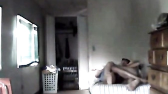 Landlady calls round to collect the rent again.