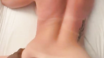 Creaming big black cock