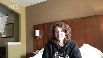 Redhead with big boobs gets her BBC for the first time