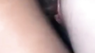 Black guy gives white girl the cock