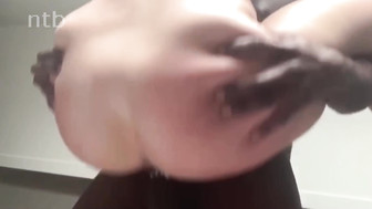 Cuckold blonde milf got stretched by that enormous black dong