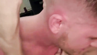 Hubby shares sexy wife with  another young stud .