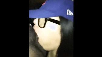 Pretty Asian girl very nice blowjob
