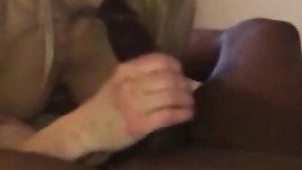 Long BBC deep mouthfucking
