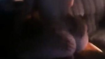 Slut getting pounded threesome