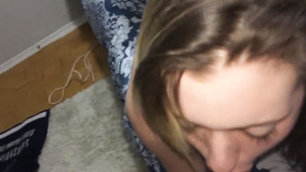 Pretty Blonde Rides Huge BBC