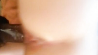 Big Black Cock pleasure and facial cum