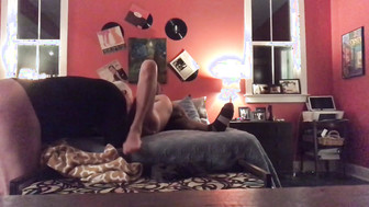 Cuck Husband films and eats creampie