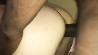 Huge Black Dick fucks blonde