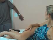 MILF having fun with younger black lover