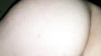 Brazilian girlfriend having fun in big black dildo