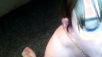 She begs for cum