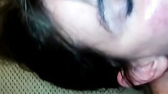She begs for cum