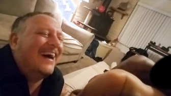 HotWife being DP'd while filmed by her husband