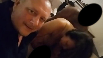 HotWife being DP'd while filmed by her husband