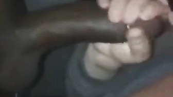 White Girl Sucks BBC for the first Time