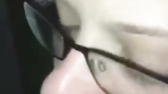 White Girl Sucks BBC for the first Time