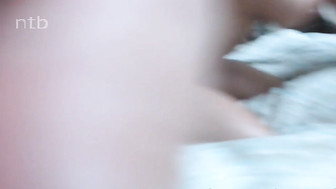 White gf gets anal BBC fuck and creampie