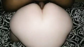 Bull knows how to treat little white pussy