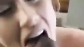 Nasty Blonde  Milf Gives Hottest Bbc Blowjob