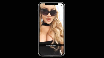 Hot Blond wife films story for hubby