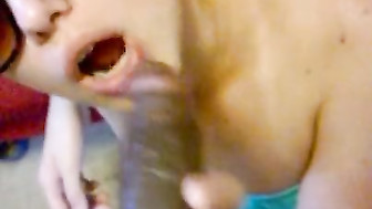 Ex White Gf Swallows Cum