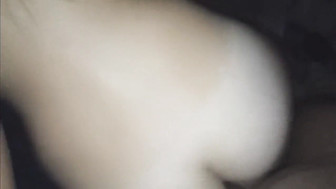 Amateur gf worships black dick