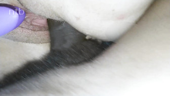 Fantastic close ups of bareback black cock pounding of that wet white pussy