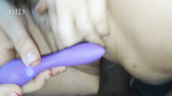 Fantastic close ups of bareback black cock pounding of that wet white pussy