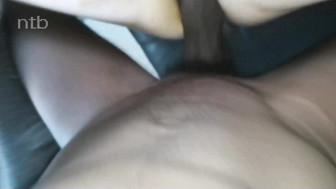Fantastic close ups of bareback black cock pounding of that wet white pussy