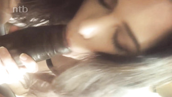 Sweet white babe gets fucked and stretched by that enormous black dick