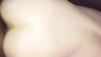 Sweet white babe gets fucked and stretched by that enormous black dick