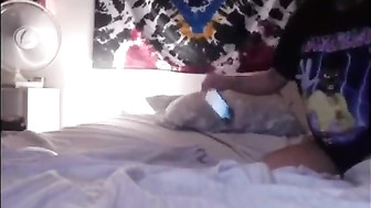 Asian girl takes BBC infront of cam