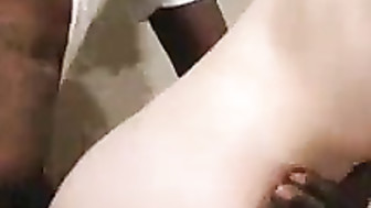 Amatuer Snow bunny fucking BBC in restroomsr