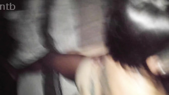 Cuckold white wife gets fucked by hubby after black stud impregnated her