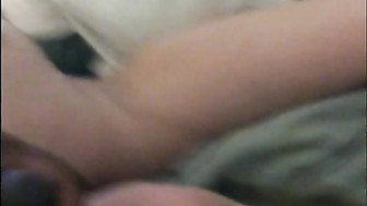 Blonde Takes Load of cum on her face